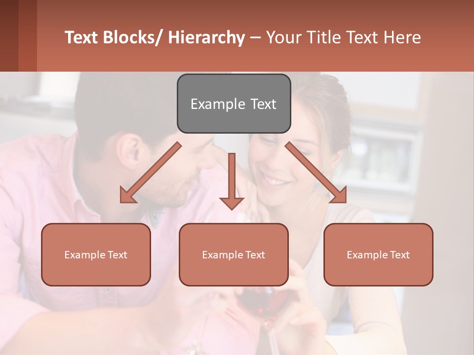 Man And Woman Celebrate PowerPoint Template