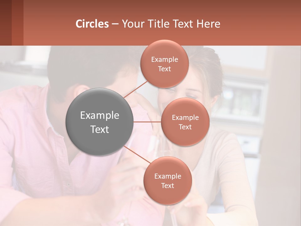 Man And Woman Celebrate PowerPoint Template