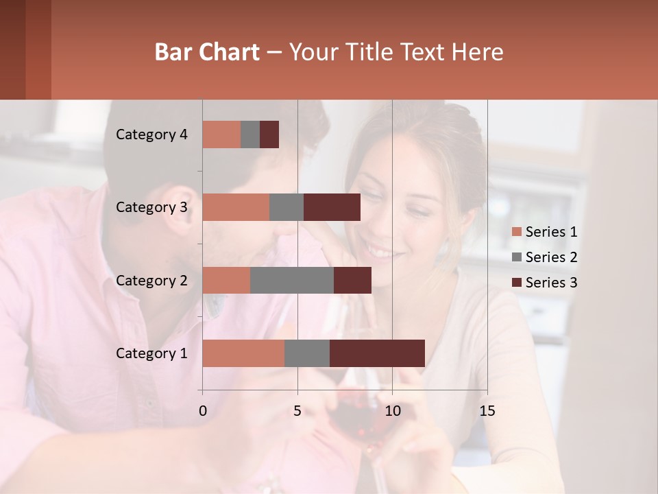Man And Woman Celebrate PowerPoint Template