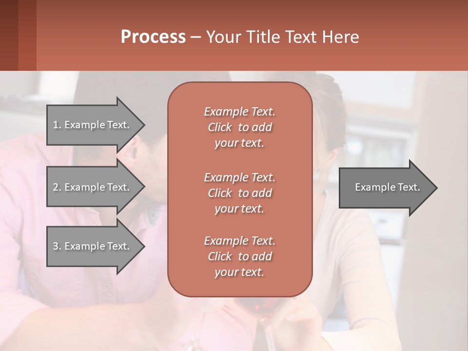 Man And Woman Celebrate PowerPoint Template