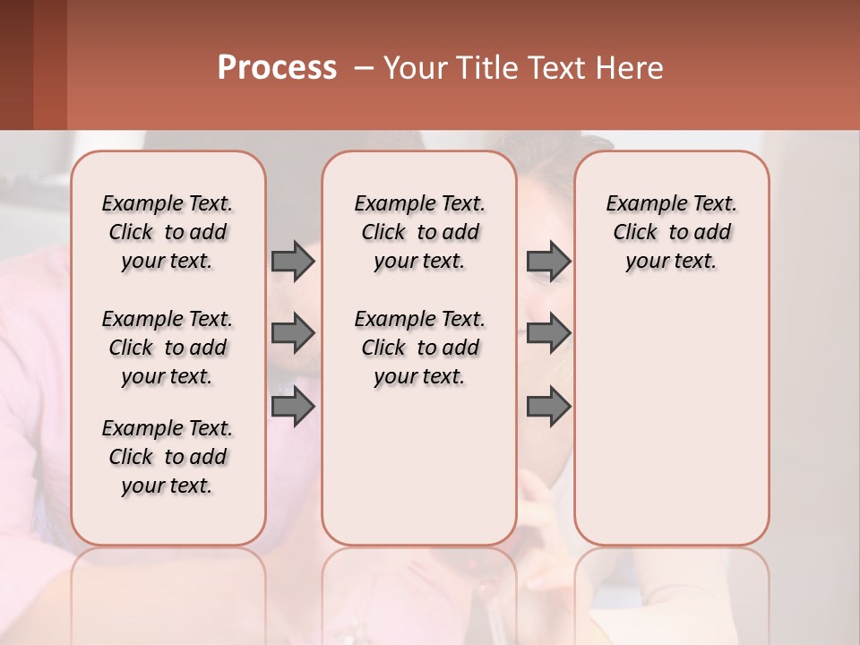 Man And Woman Celebrate PowerPoint Template