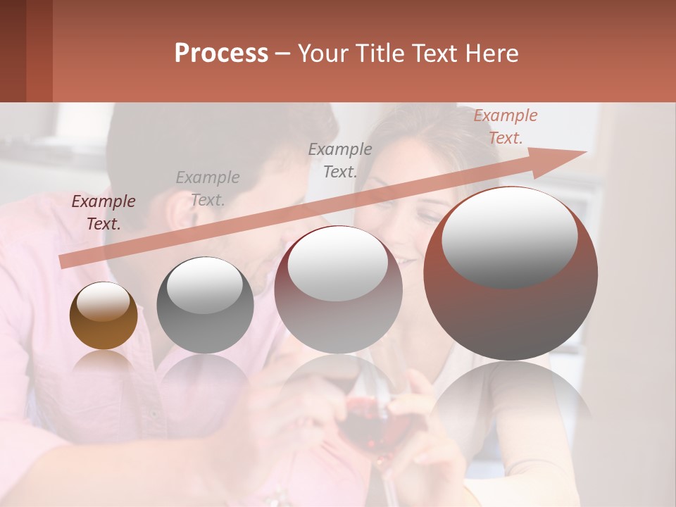 Man And Woman Celebrate PowerPoint Template