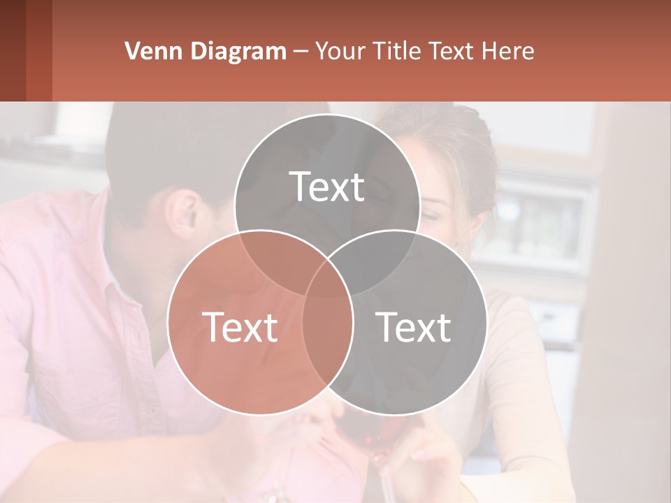 Man And Woman Celebrate PowerPoint Template