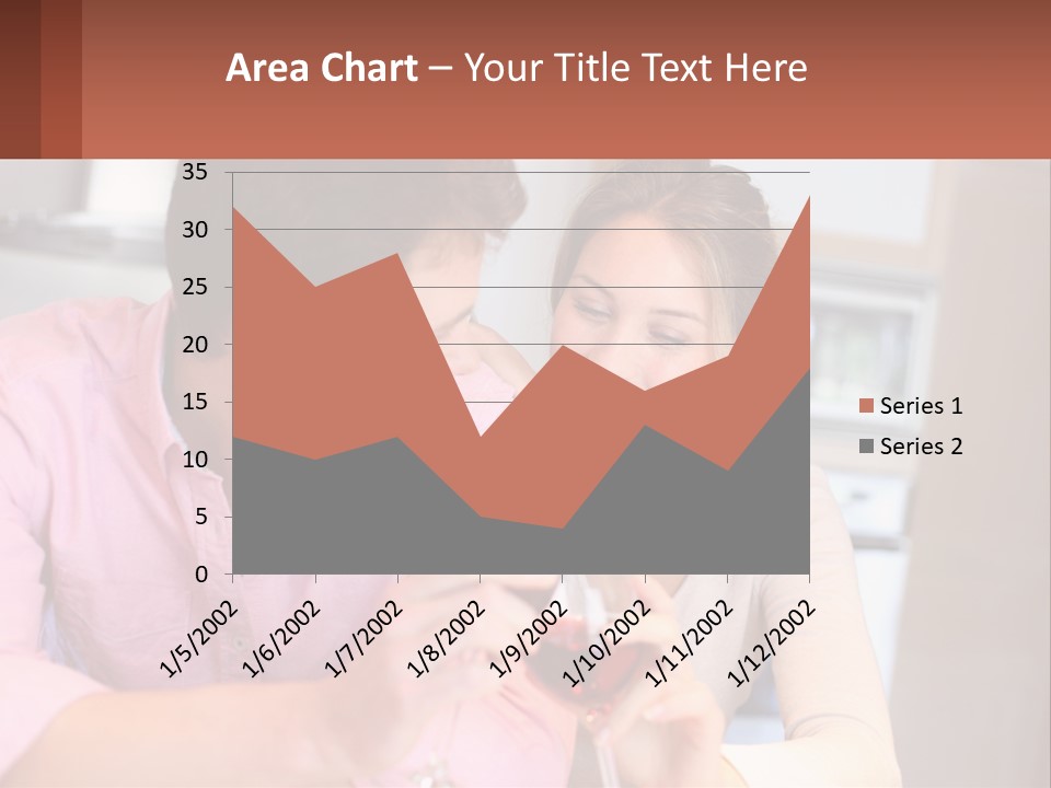 Man And Woman Celebrate PowerPoint Template