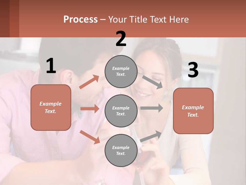 Man And Woman Celebrate PowerPoint Template