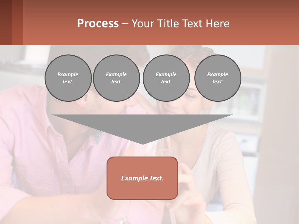 Man And Woman Celebrate PowerPoint Template