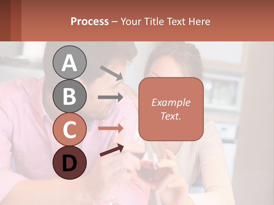 Man And Woman Celebrate PowerPoint Template