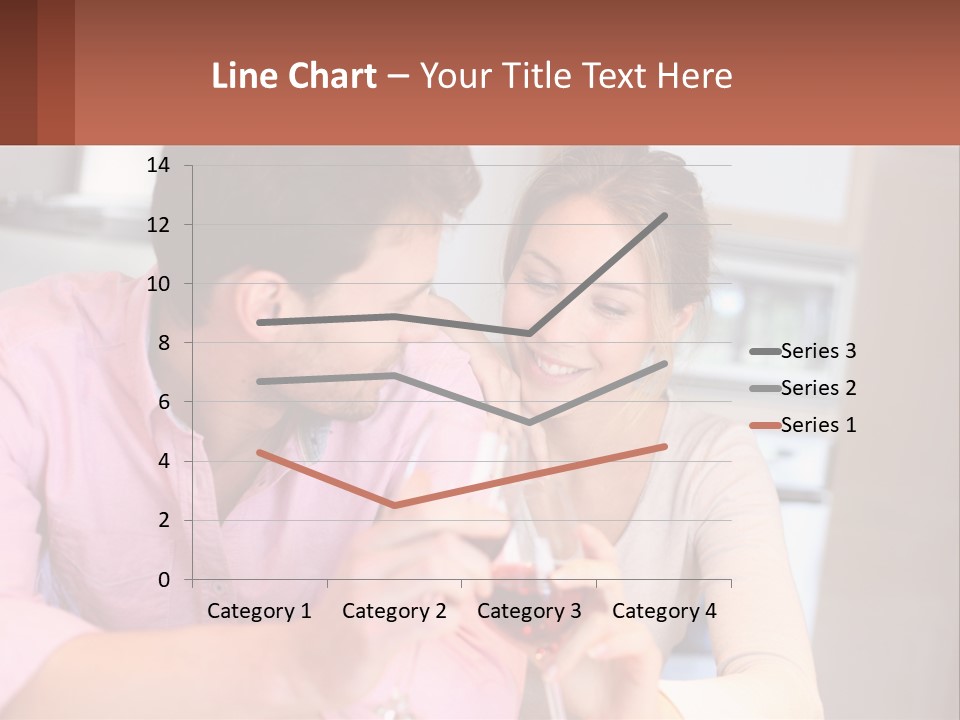 Man And Woman Celebrate PowerPoint Template