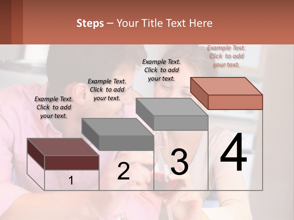 Man And Woman Celebrate PowerPoint Template