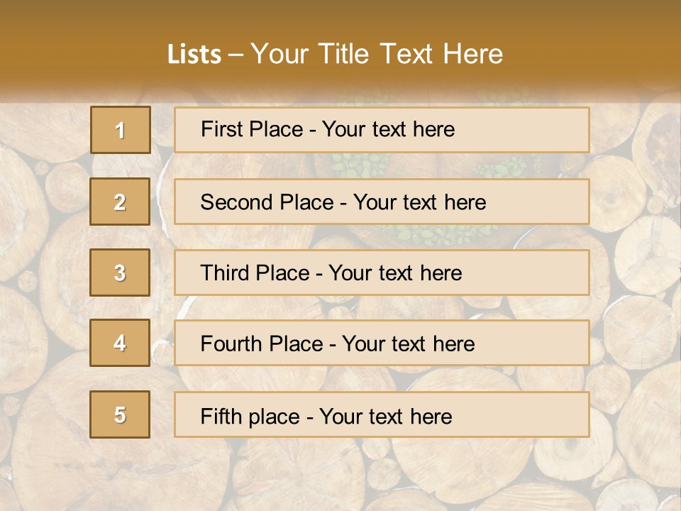 Firewood PowerPoint Template
