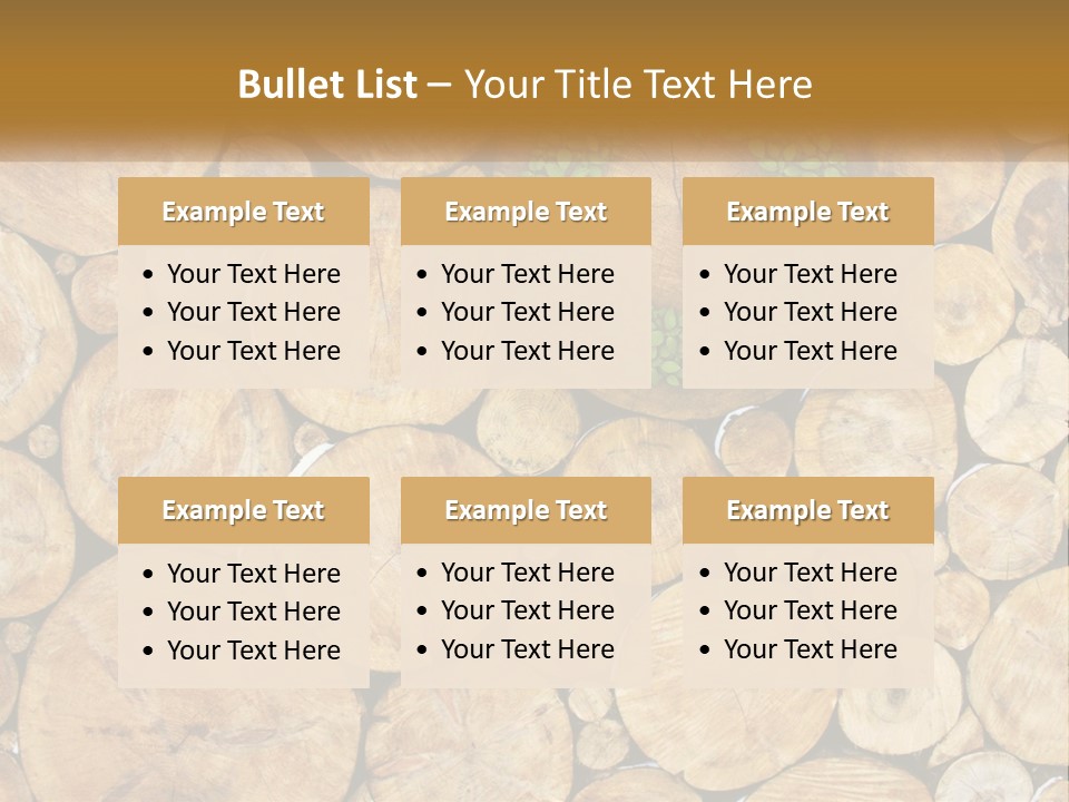 Firewood PowerPoint Template