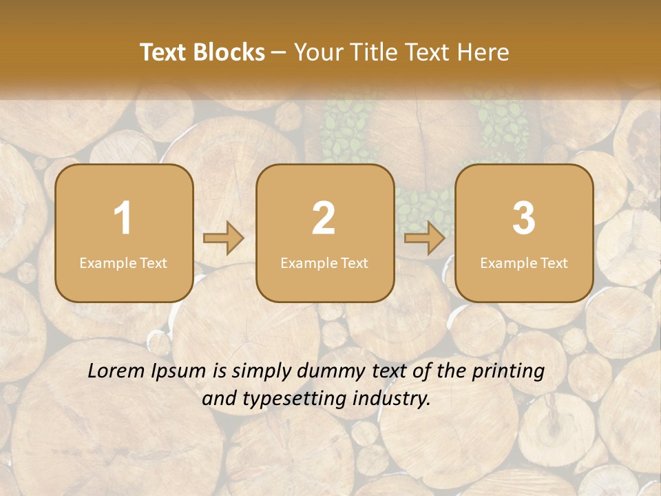 Firewood PowerPoint Template