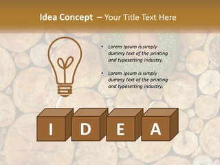 Firewood PowerPoint Template
