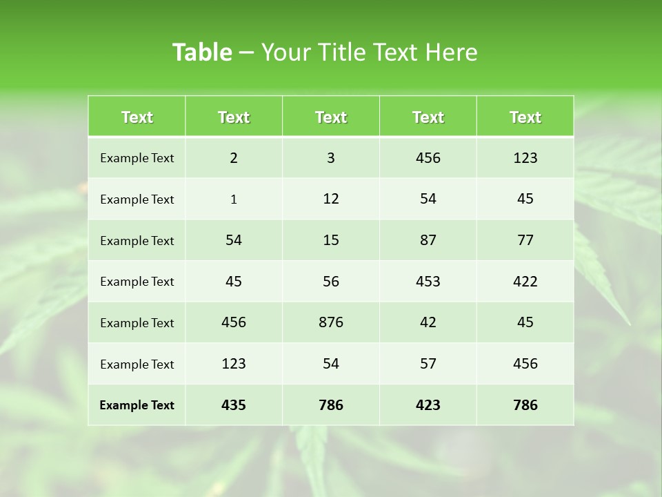 Hemp PowerPoint Template