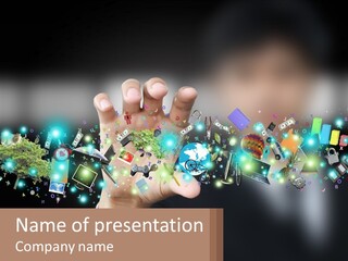 Grab The Digital Life PowerPoint Template