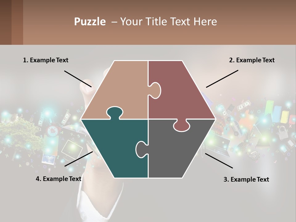 Grab The Digital Life PowerPoint Template