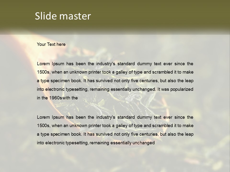 Tea PowerPoint Template