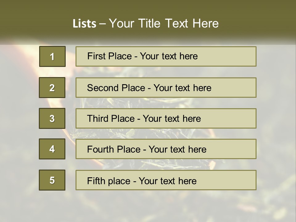 Tea PowerPoint Template
