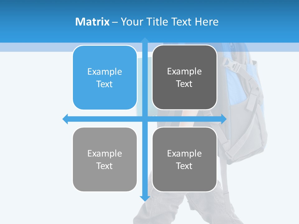The Child Goes To School PowerPoint Template