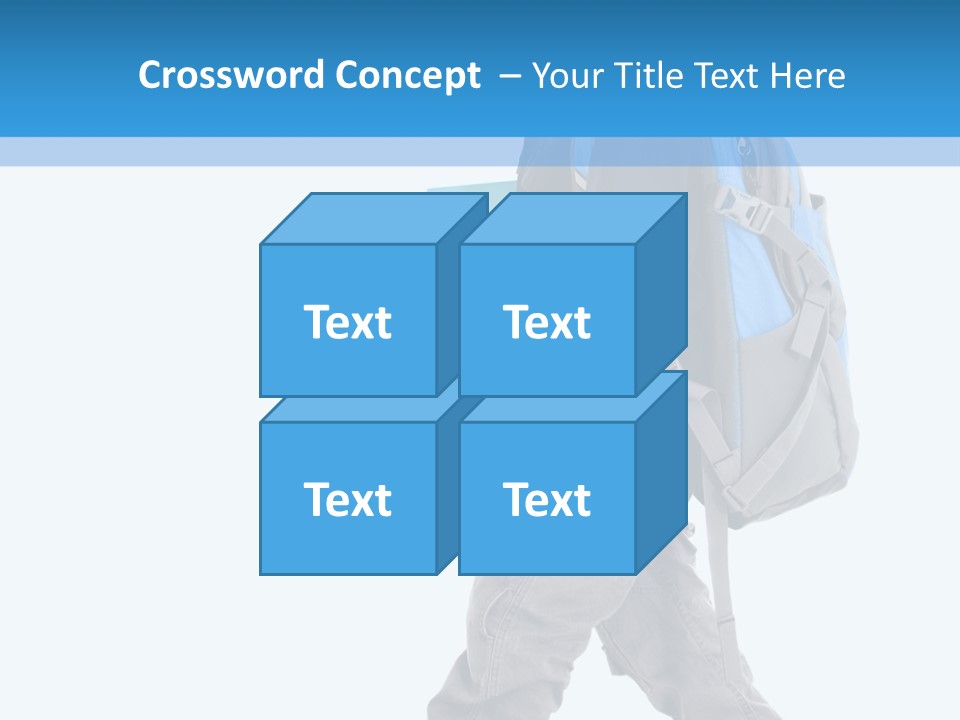 The Child Goes To School PowerPoint Template
