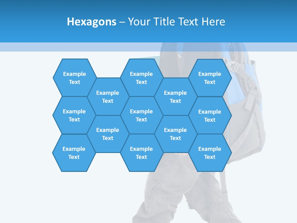 The Child Goes To School PowerPoint Template