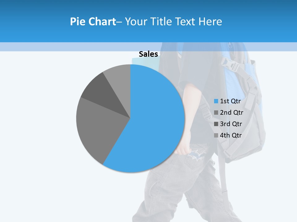 The Child Goes To School PowerPoint Template