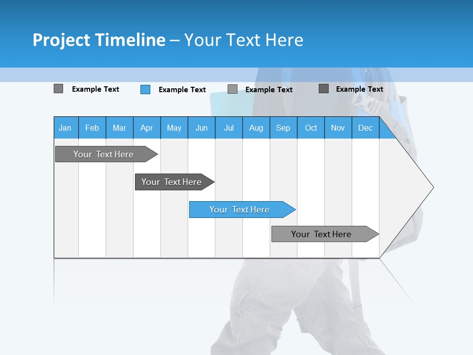 The Child Goes To School PowerPoint Template