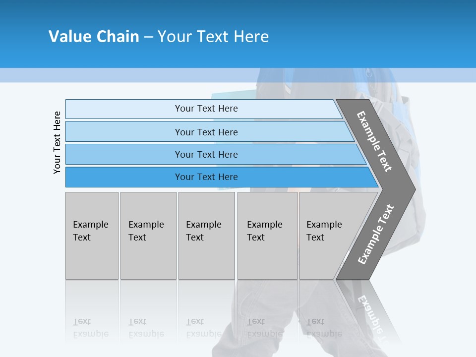 The Child Goes To School PowerPoint Template