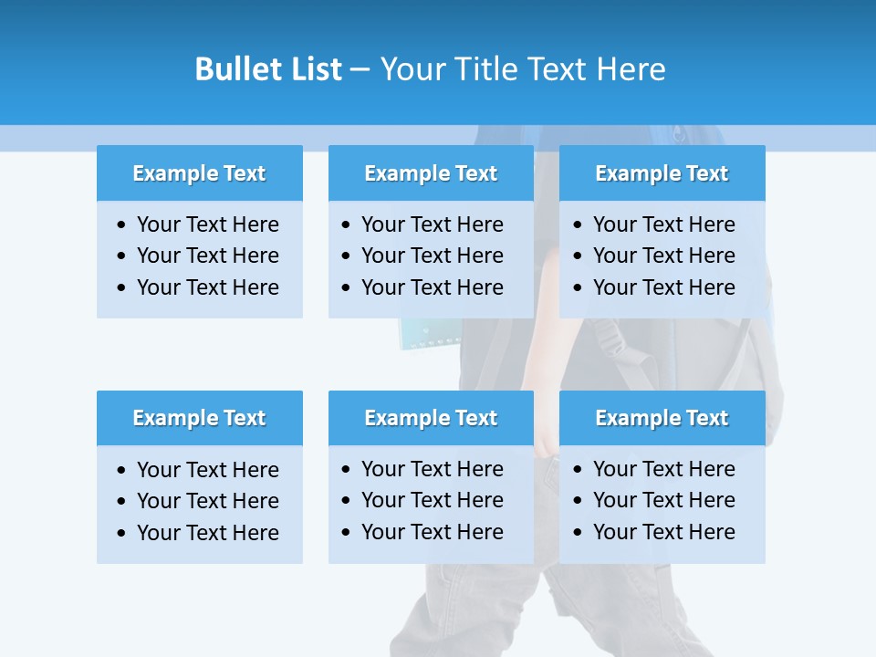 The Child Goes To School PowerPoint Template