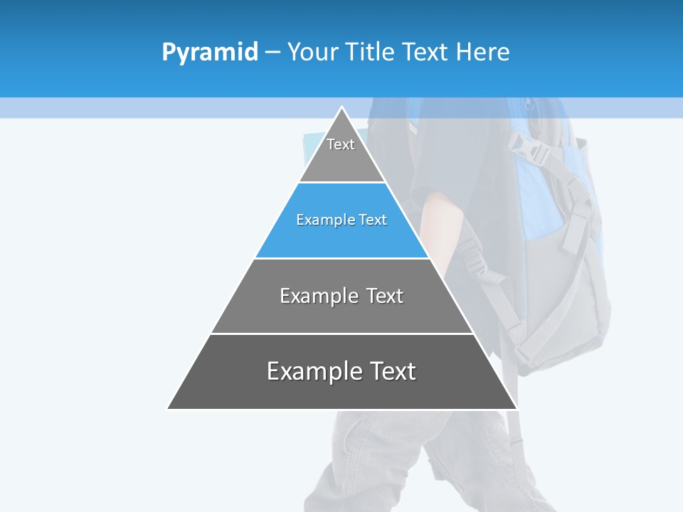 The Child Goes To School PowerPoint Template