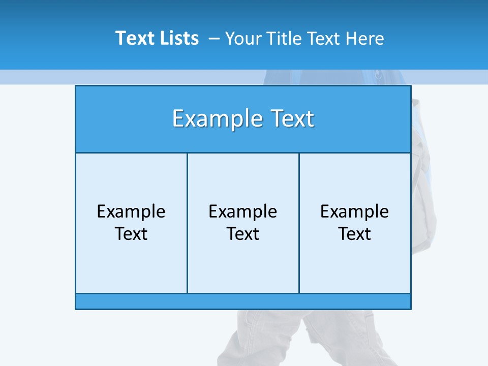 The Child Goes To School PowerPoint Template