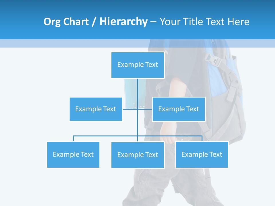 The Child Goes To School PowerPoint Template