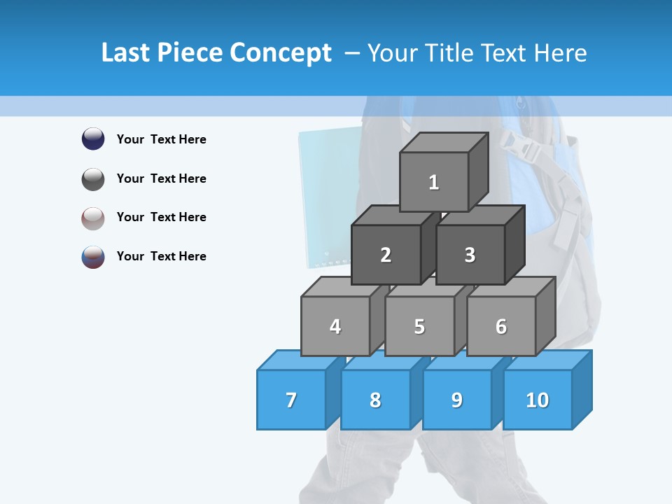 The Child Goes To School PowerPoint Template