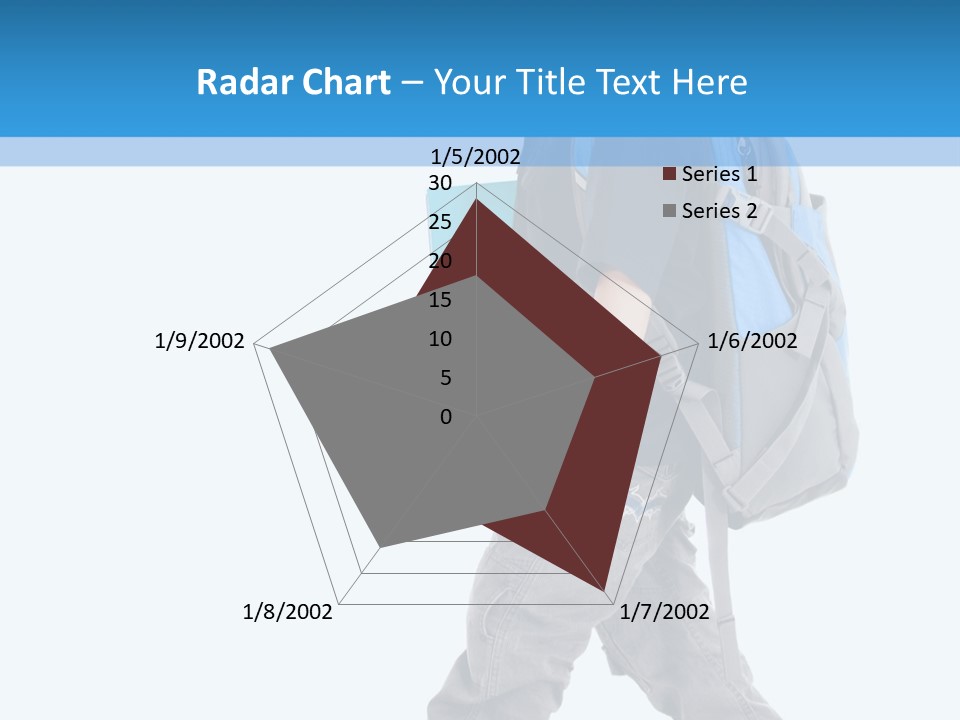 The Child Goes To School PowerPoint Template