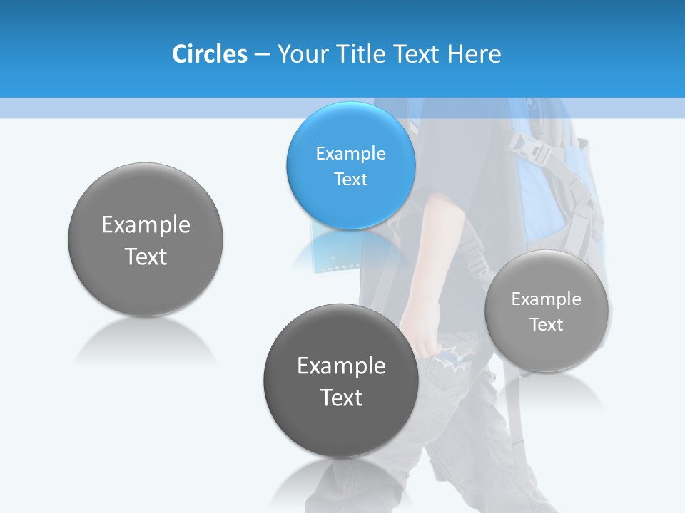 The Child Goes To School PowerPoint Template