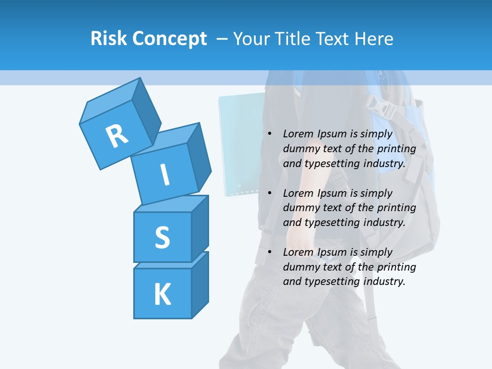 The Child Goes To School PowerPoint Template