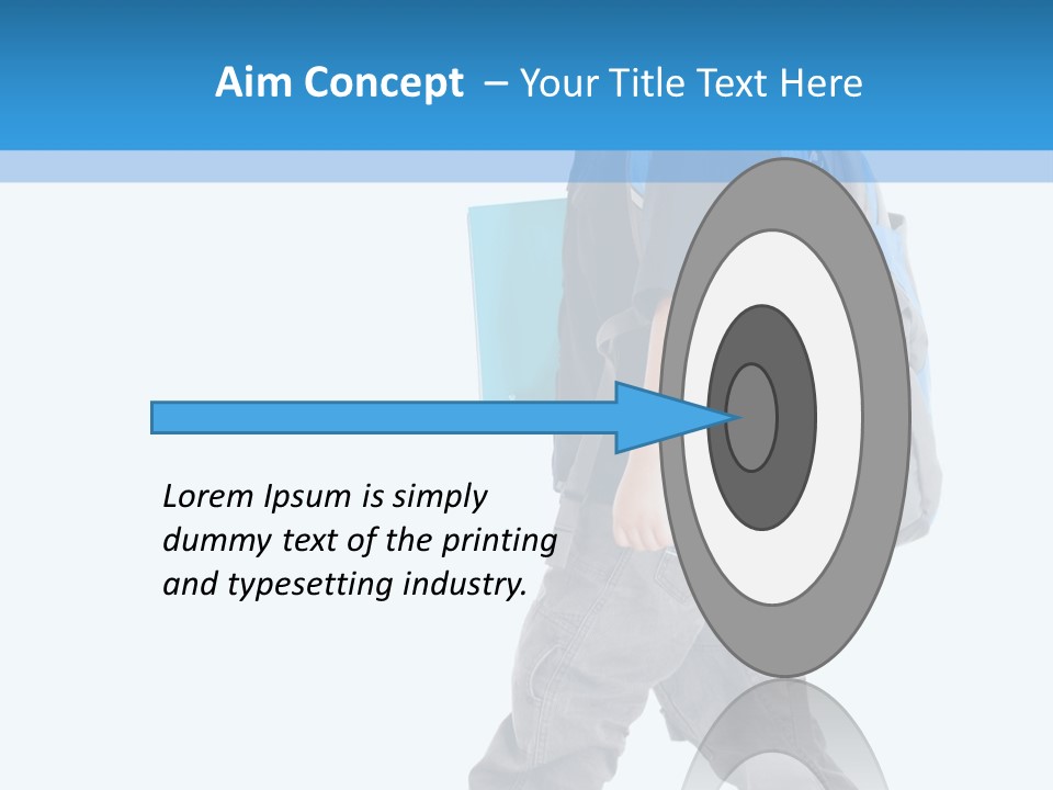 The Child Goes To School PowerPoint Template