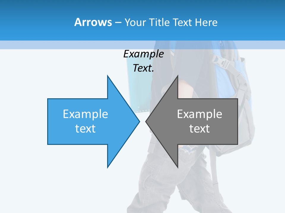 The Child Goes To School PowerPoint Template