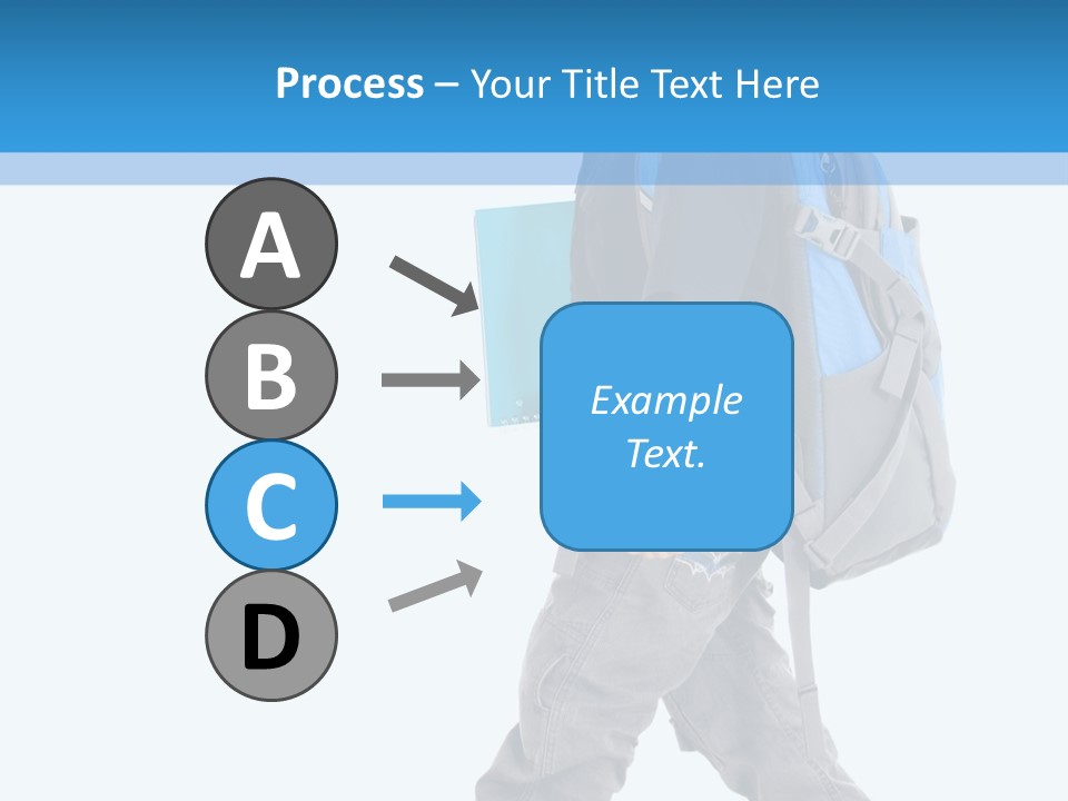 The Child Goes To School PowerPoint Template