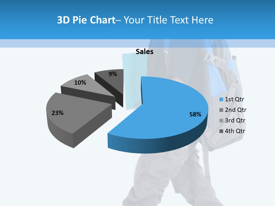The Child Goes To School PowerPoint Template