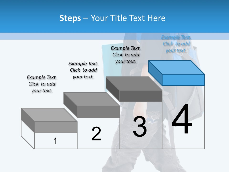 The Child Goes To School PowerPoint Template