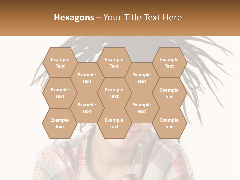 Woman With Dreadlocks PowerPoint Template