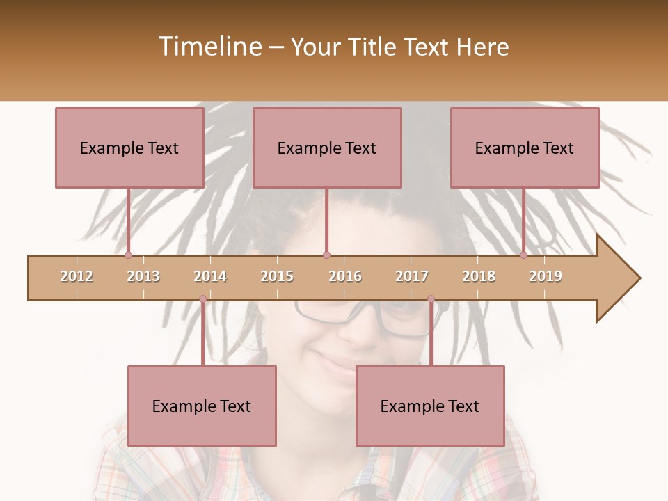 Woman With Dreadlocks PowerPoint Template