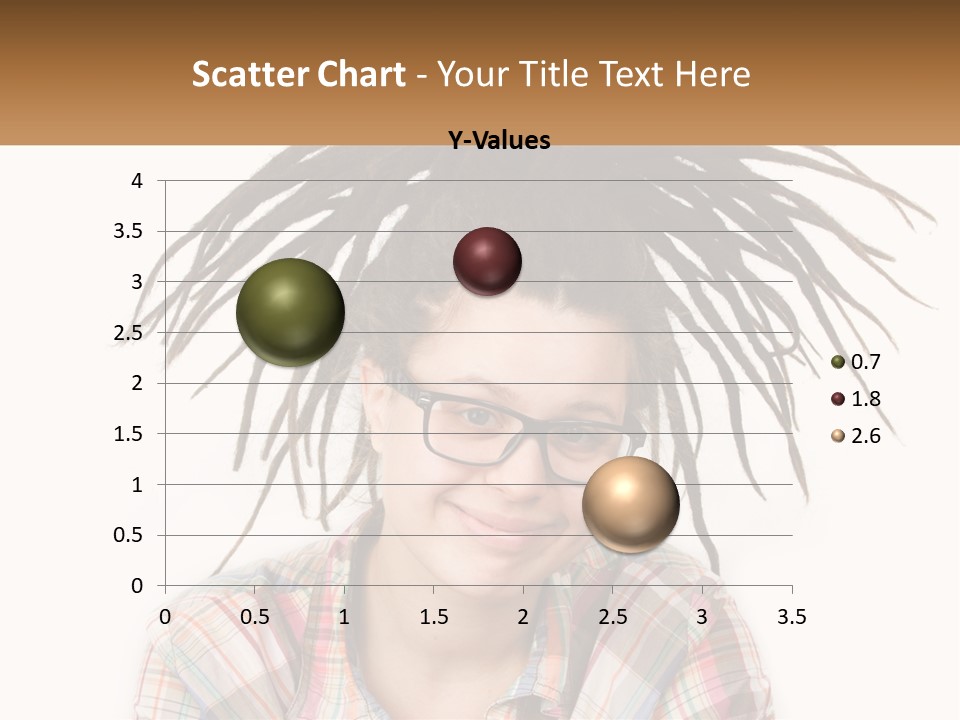 Woman With Dreadlocks PowerPoint Template