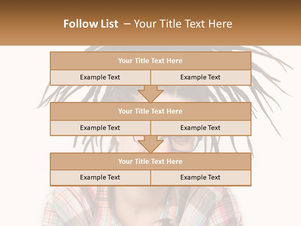 Woman With Dreadlocks PowerPoint Template