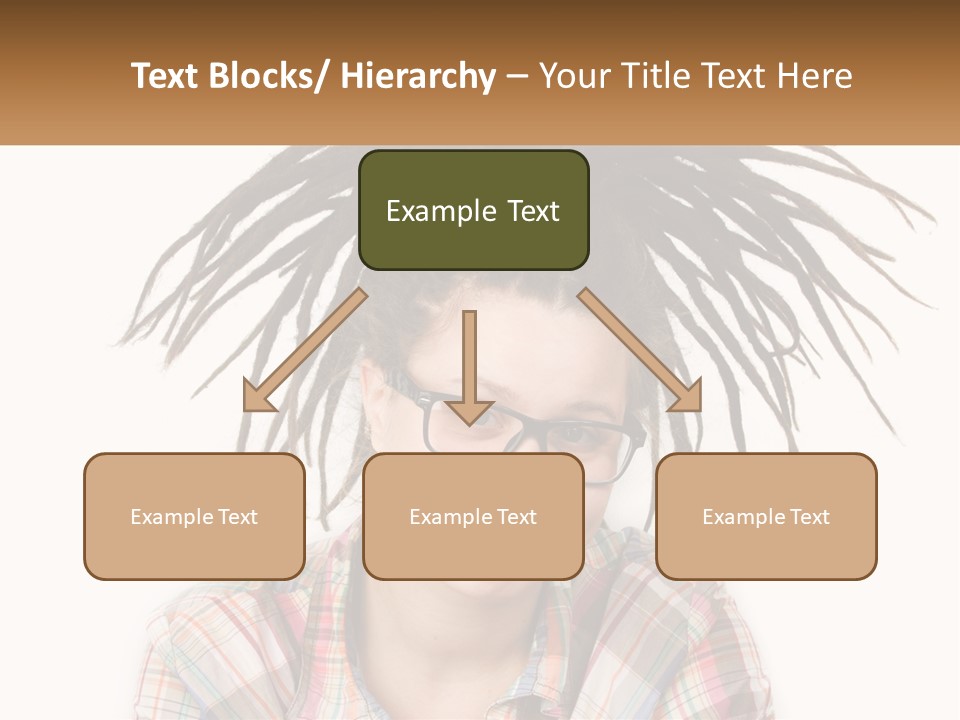 Woman With Dreadlocks PowerPoint Template