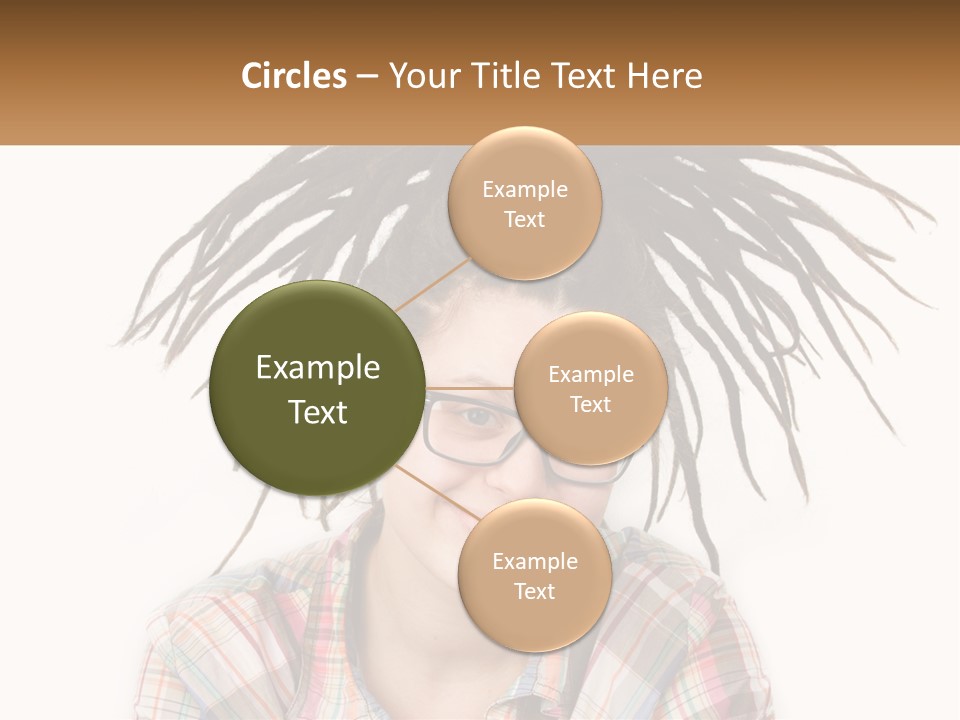 Woman With Dreadlocks PowerPoint Template