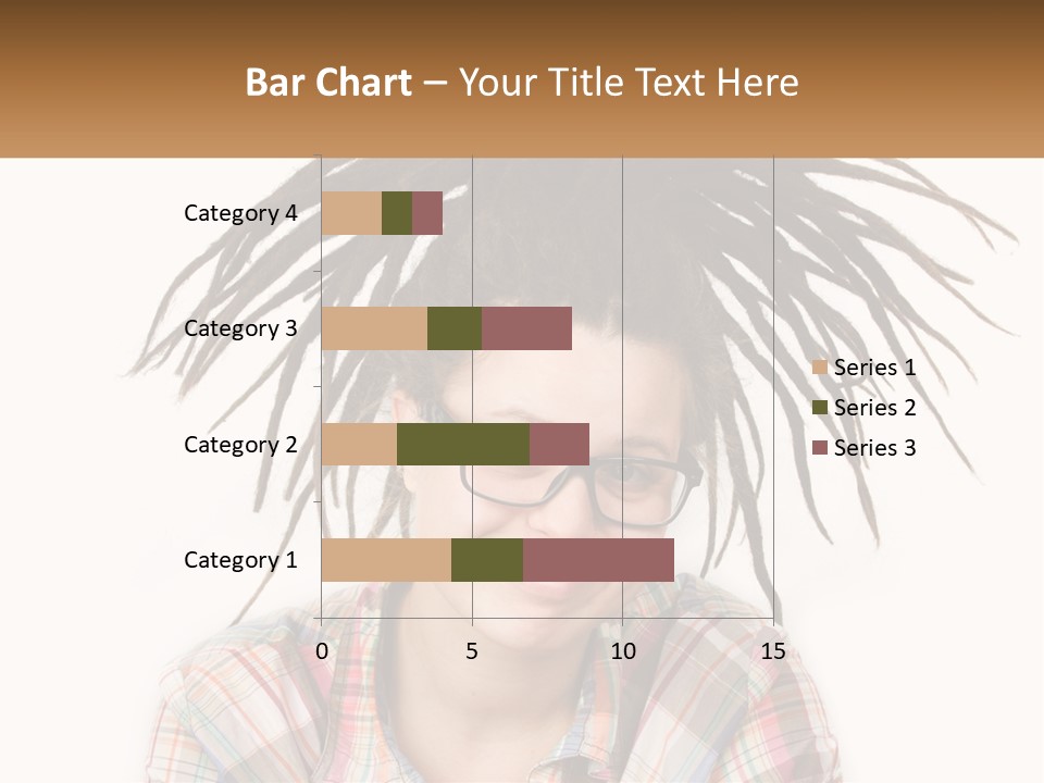 Woman With Dreadlocks PowerPoint Template