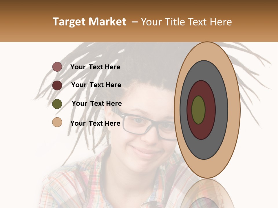 Woman With Dreadlocks PowerPoint Template