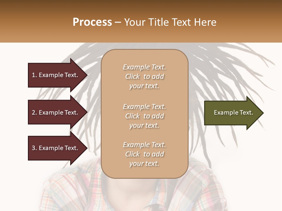 Woman With Dreadlocks PowerPoint Template